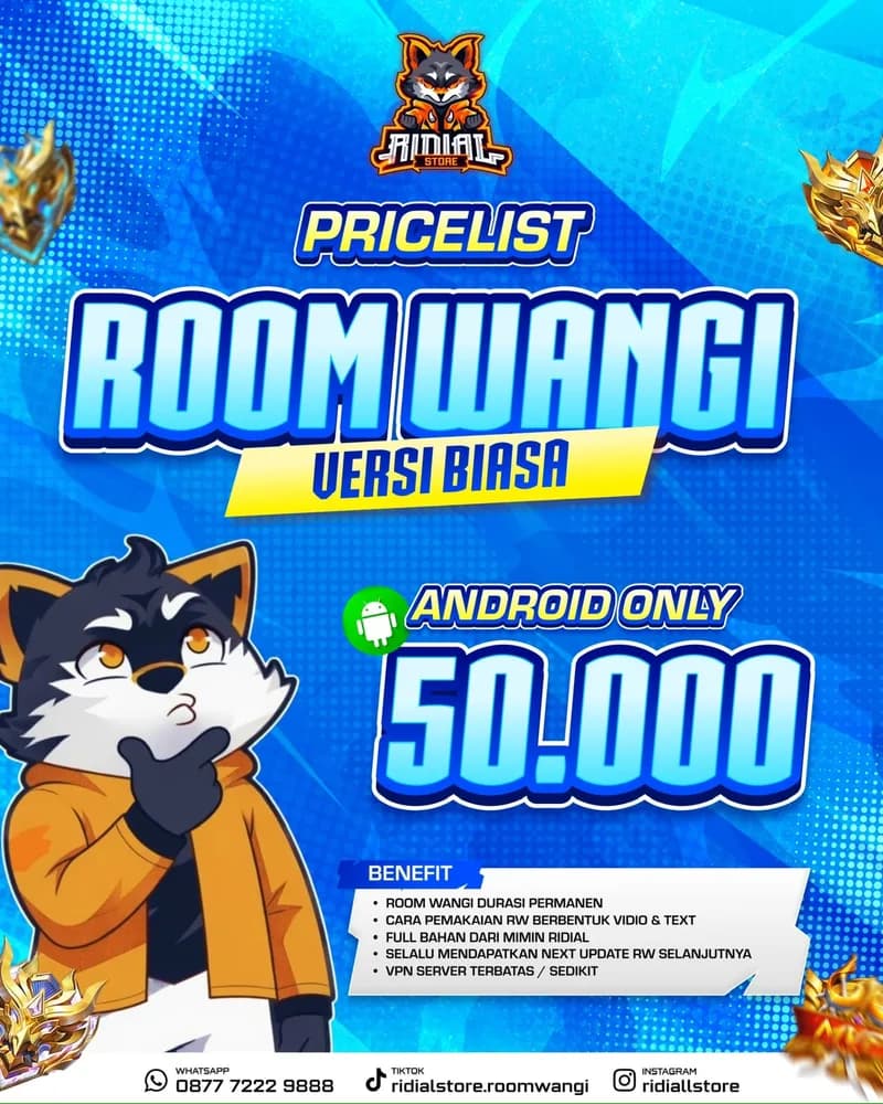 Poster Room Wangi Versi Biasa
